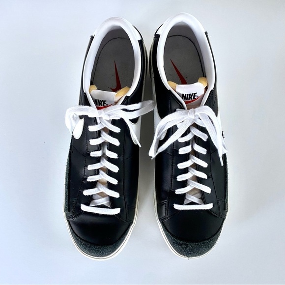 NIKE Blazer Low '77 Vintage Black White Shoe Sneaker DA6364-001 Mens Size 14 - Picture 6 of 14